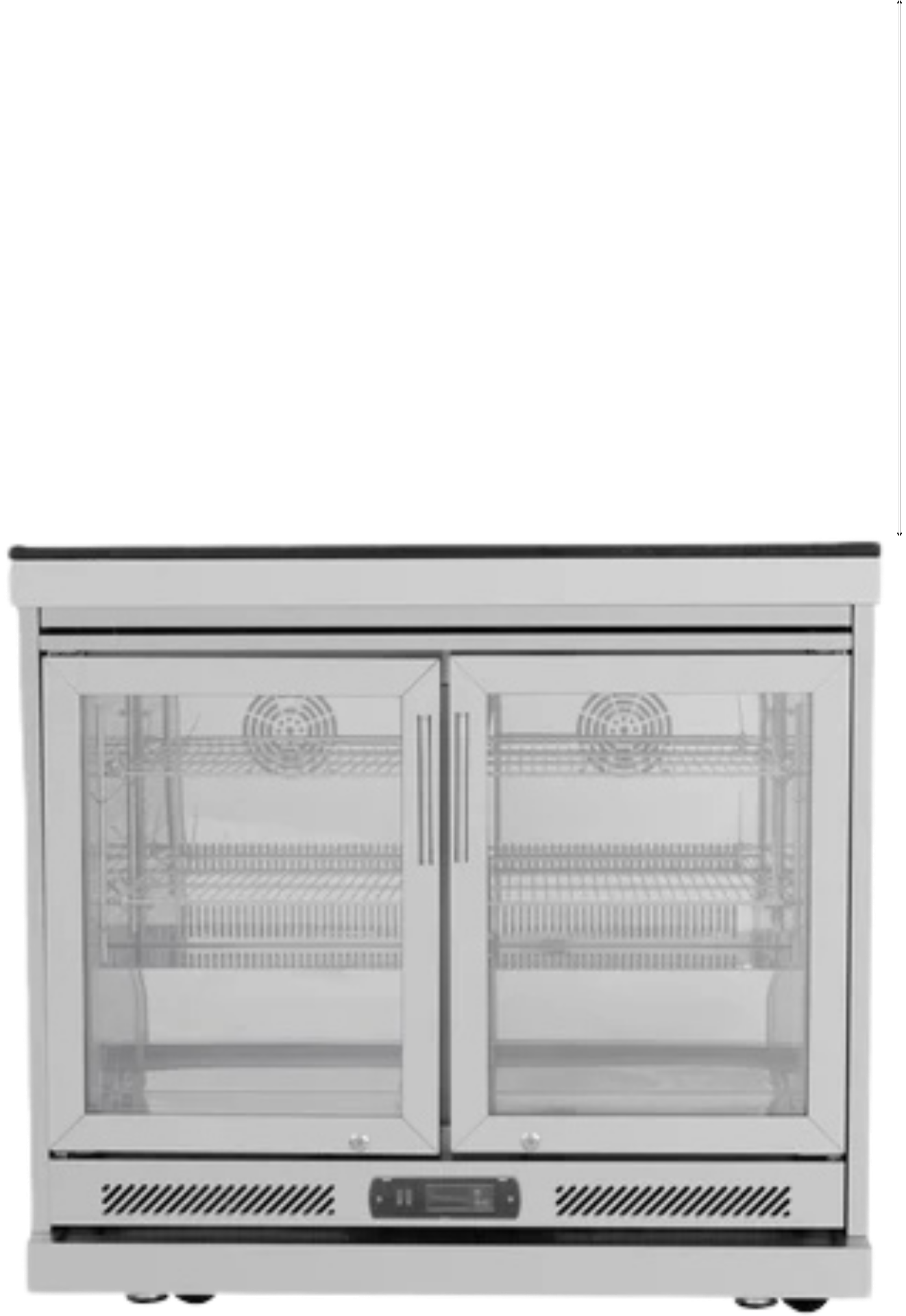 38" Double Refrigerator